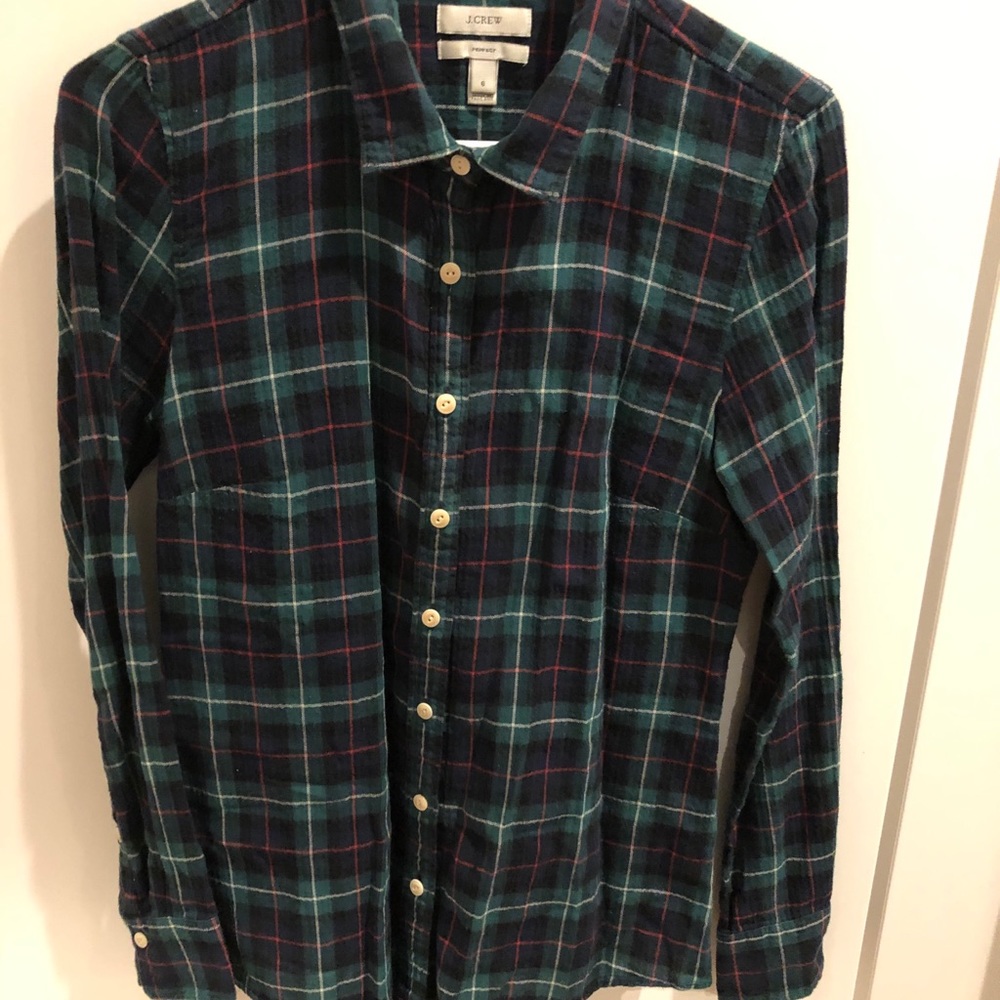 J. Crew button-down flannel
